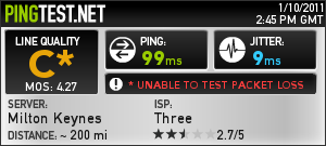 Ping Test on 3G