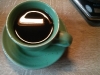 perfect cup of coffee in espresso cup