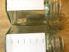 Mark the glass jars