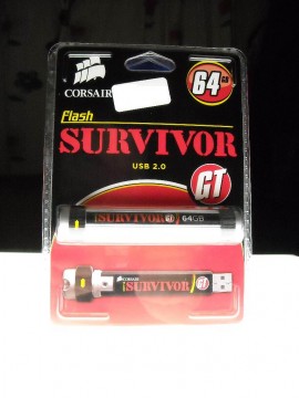Plastic Wrapped - Flash Survivor GT 64GB by Corsair USB flash drive CMFUSBSRVR-64GBGT