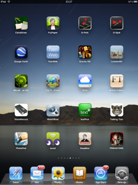 iPad iOS 3.2.1 No Folders