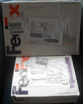 Large and Medium Box from FedEx