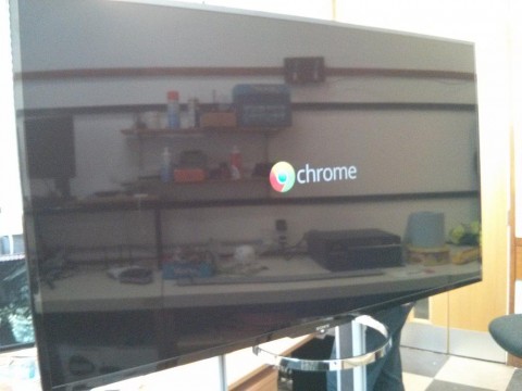 Google Chromecast starting on a Sony XBR65X850A 65-Inch 4K Ultra HD