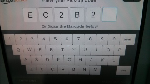 Entered the code into the keypad