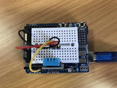 Arduino with a breakout shield