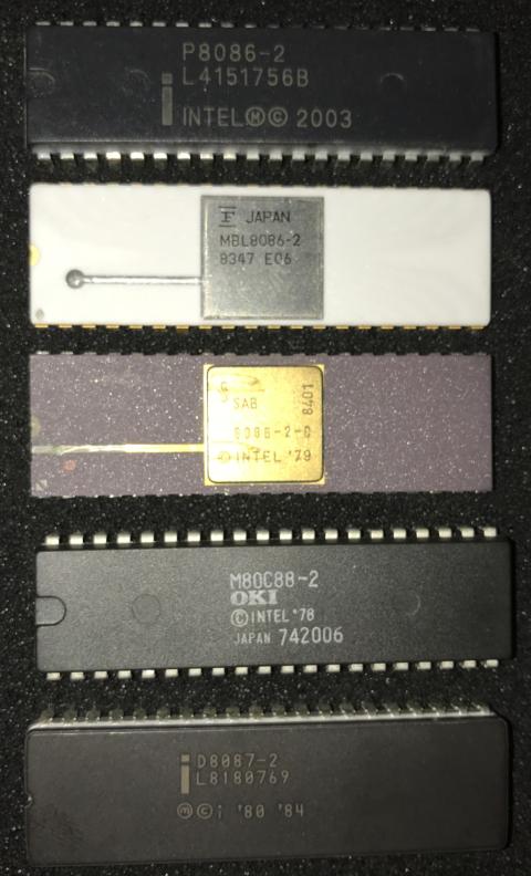 Intel 8086, 8088, 8087 Processors